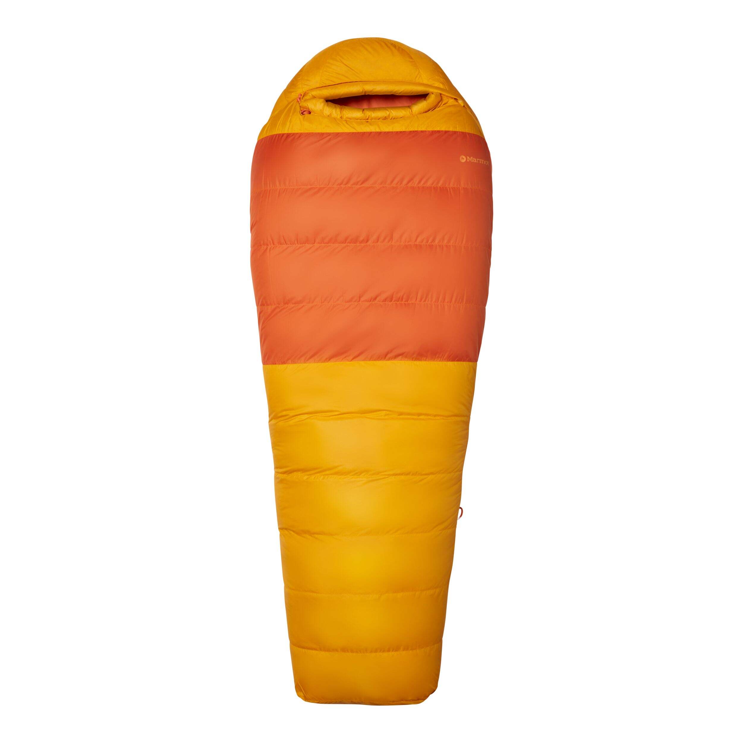 Marmot Lost Coast Eco Lightweight Long Camping Sleeping Bag with Stuff Sack, -15°C Overhead_Flat