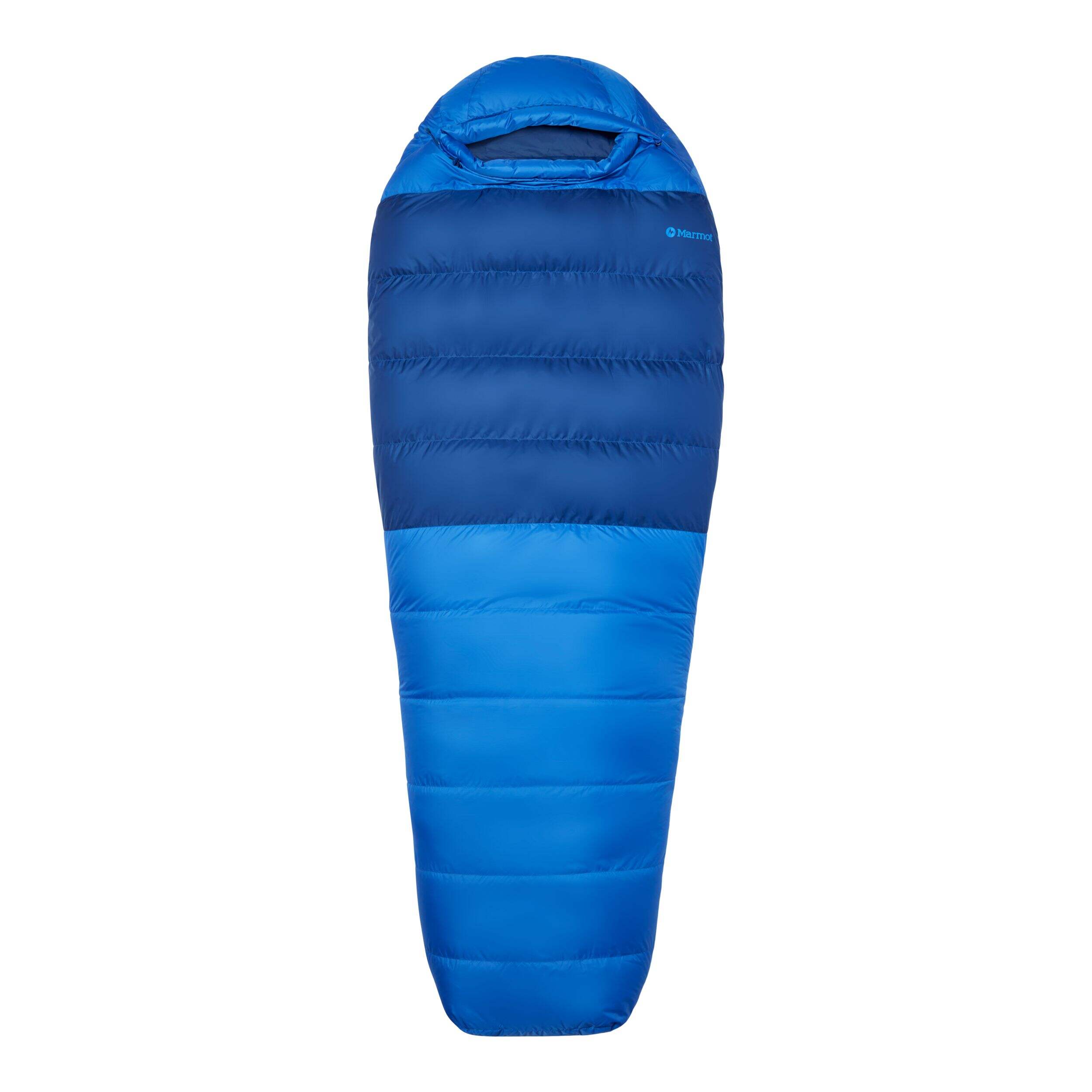 Marmot Lost Coast Eco Lightweight Short Camping Sleeping Bag with Stuff Sack, -9°C Overhead_Flat