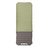 Klymit Klymaloft Inflatable Plush Foam Camping Sleeping Pad with Patch Kit & Stuff Sack, Extra Large, Green