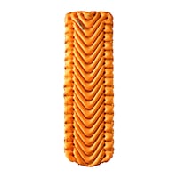 Klymit Insulated Static V Lite 4-Season Inflatable & Compressible Sleeping Pad, Mango