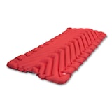 Klymit Insulated Static V Luxe 4-Season Lightweight Inflatable Sleeping Pad, Regular, Red Overhead_Plunge
