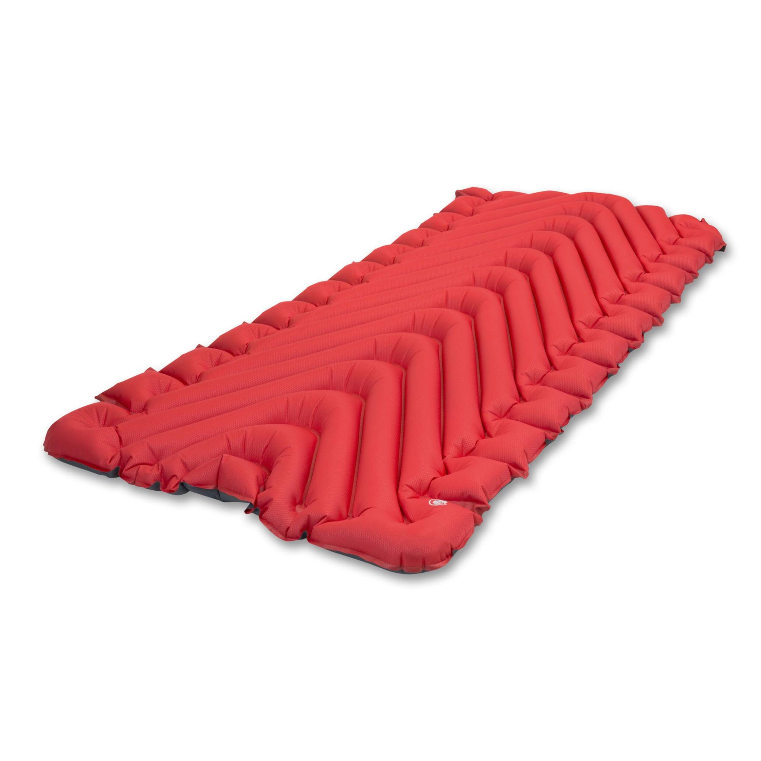 Matelas pneumatique léger 4 saisons Klymit Insulated Static V Luxe, régulier, rouge Overhead_Plunge