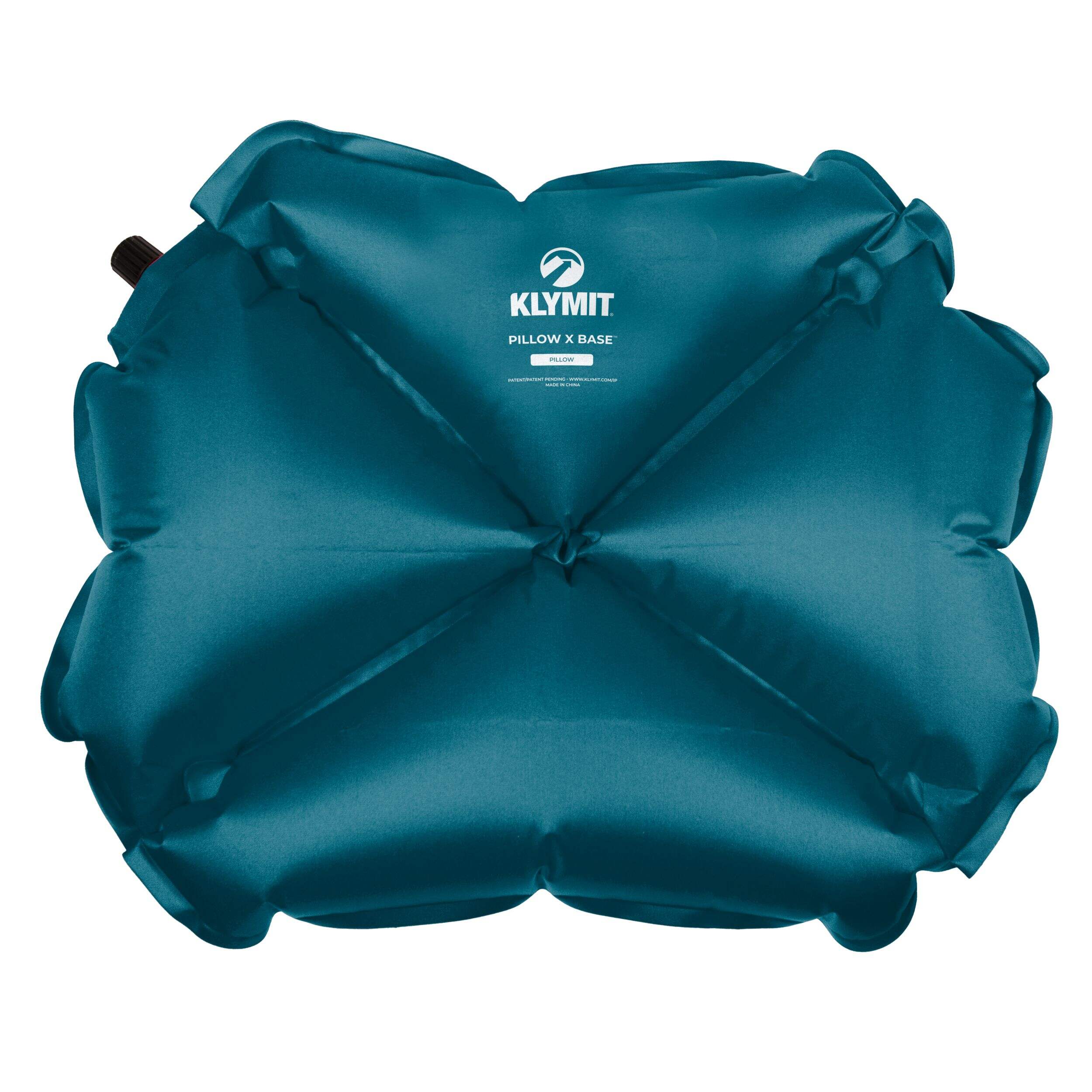 Oreiller de camping/voyage gonflable léger Klymit Pillow X, rouge Front_Flat