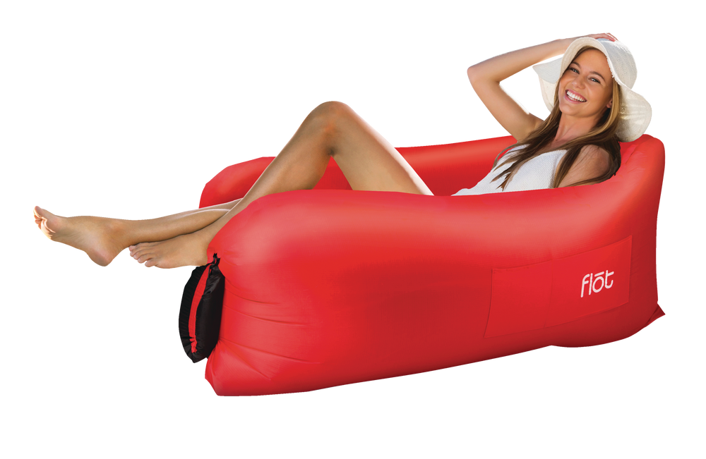 BX Inflatable Air Filled Lounger No Air Pump Required 
