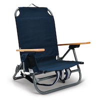 Sport-Brella Sunsoul Lightweight Reclining Backpack Chair w/ Utility Pocket Front_Three_Fourths_Angled_Right