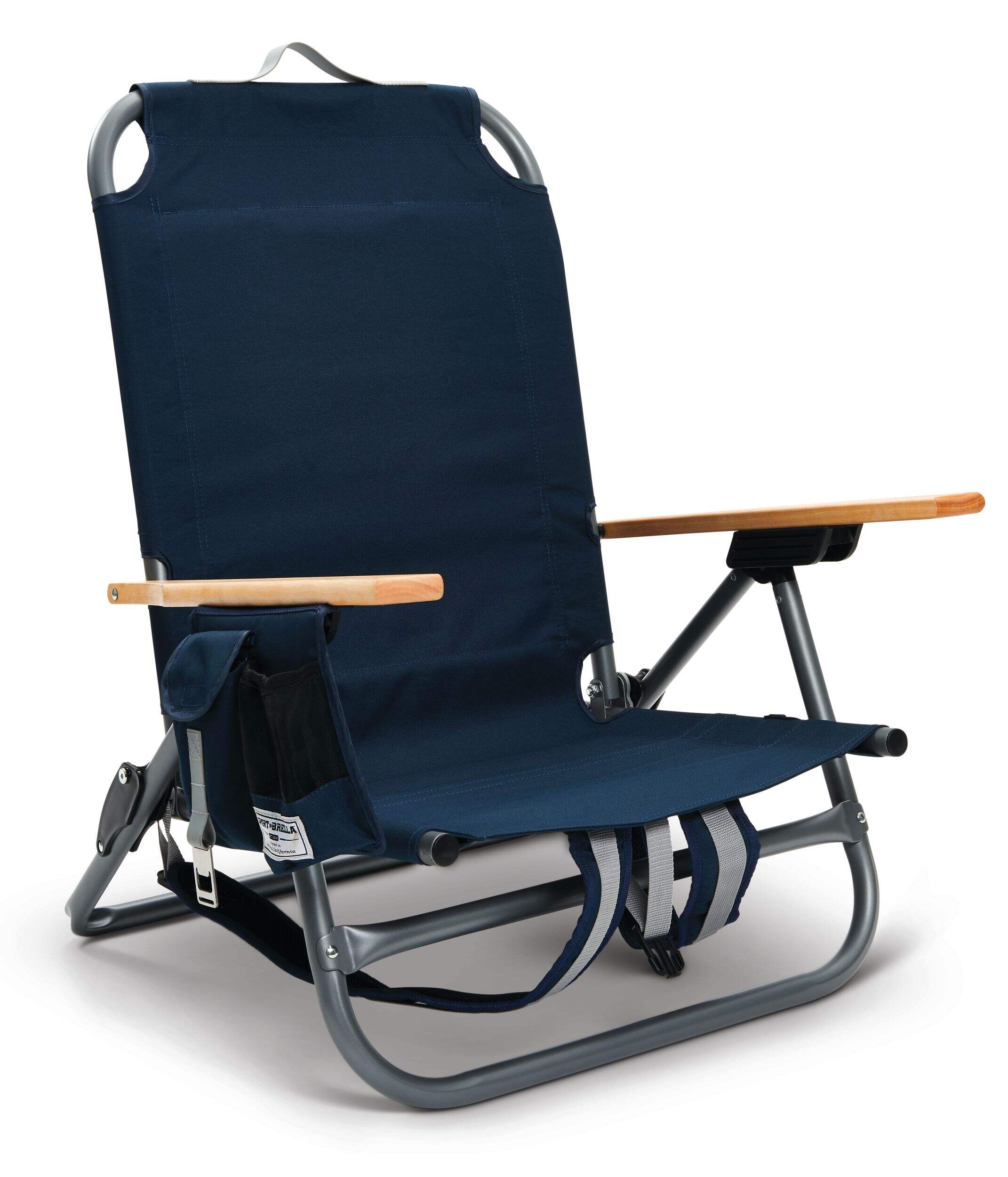 Sport-Brella Sunsoul Lightweight Reclining Backpack Chair w/ Utility Pocket Front_Three_Fourths_Angled_Right