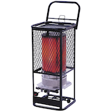 Mr. Heater 125,000 BTU Portable Radiant Heater Front_Three_Fourths_Angled_Left