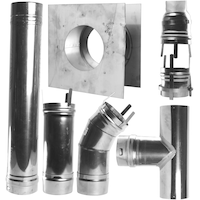 Mr. Heater Horizontal Vent Kit, 4-in Composite_or_Mixed