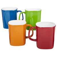 Tasses en mélamine, paq. 4