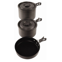 Anodized Camping Cookset, 6-pc