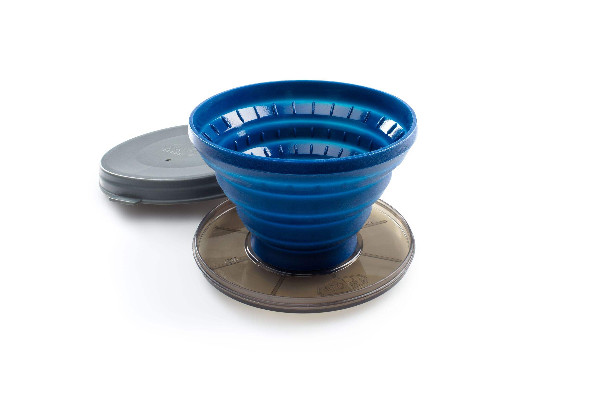 GSI Outdoors Collapsible Java Drip, Silicone Bellows Design, Blue Composite_or_Mixed