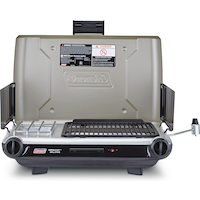Coleman Classic 2-in-1 Camping Grill and Stove, 20,000 BTUs Front_Flat