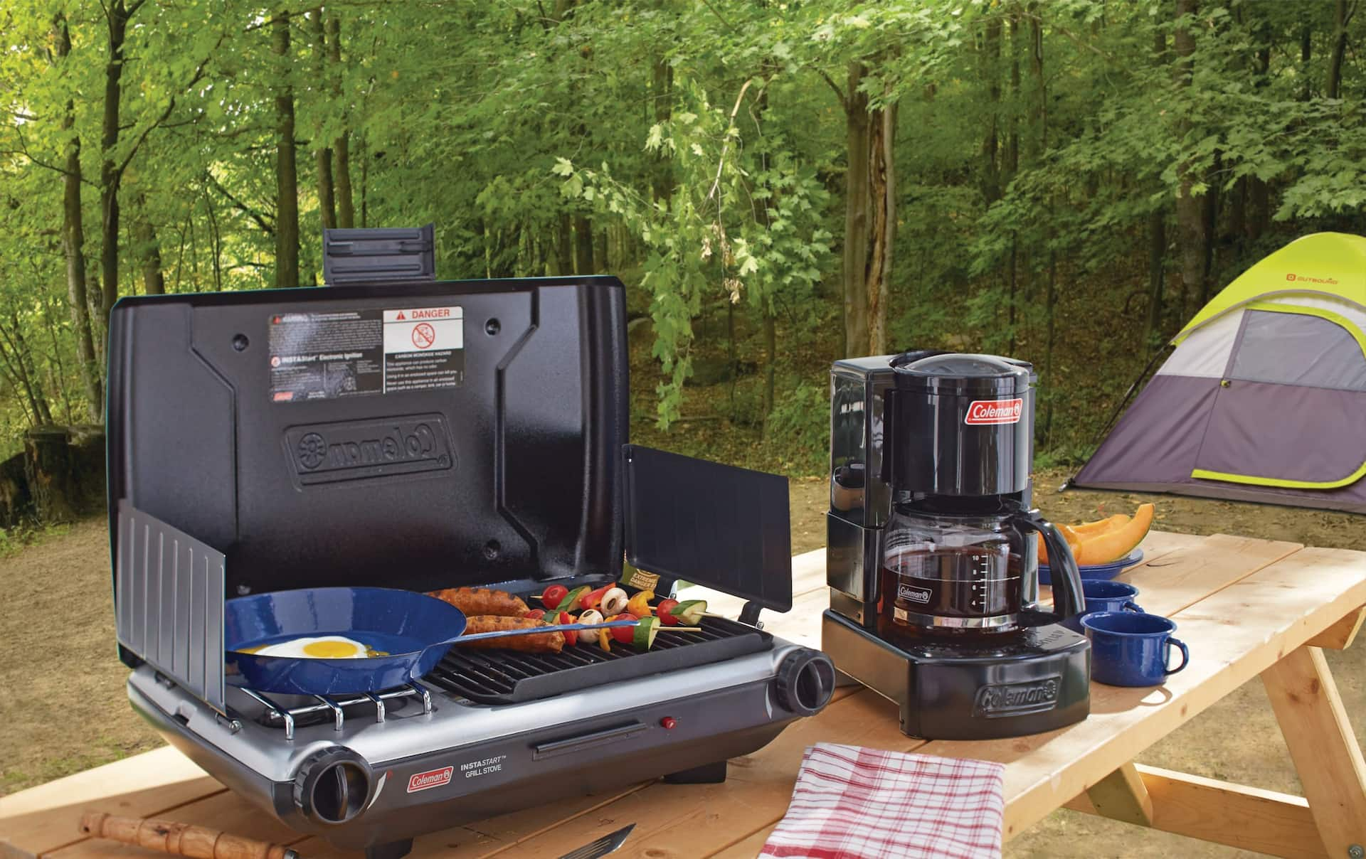 Coleman bbq outlet camping