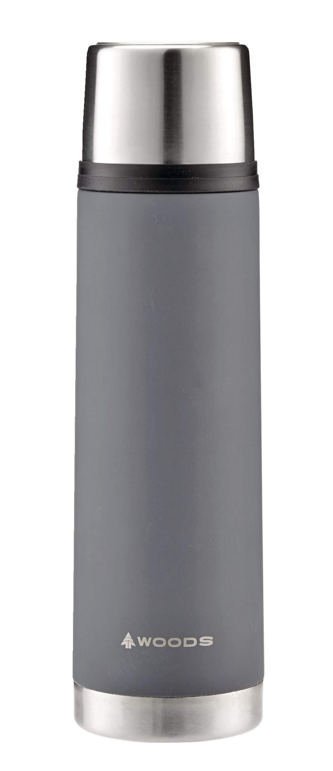 Woods™ Stainless Steel Insulated Rubberized Vacuum Flask/Bottle, 1L Canadian Tire