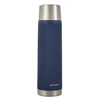 Woods™ Stainless Steel Insulated Rubberized Vacuum Flask/Bottle, 1L Front_Three_Fourths_Angled_Right