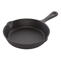 Woods™ Cast Iron Camping Pan, 6-in Front_Three_Fourths_Angled_Left