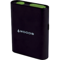 Woods¿ Compact AA Dry Cell Camping Power Bank/Power Pack, Water Resistant