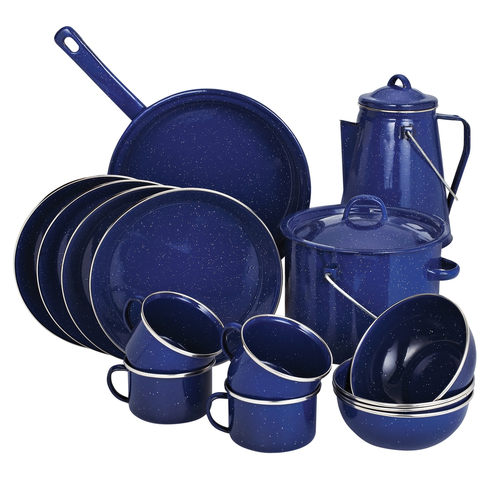 Broadstone Enamel Cookware Set, 16Pc Canadian Tire