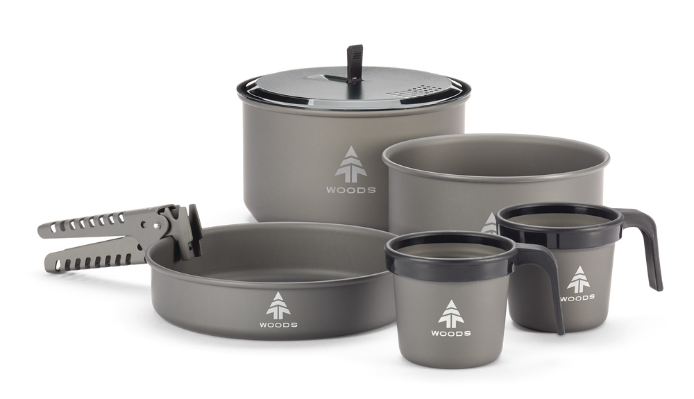 Casseroles et poêles de camping légères non poreuses Woods MC Purcell