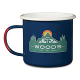 Forest Enamel Camping Mugs, Assorted Designs Front_Elevated
