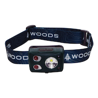 Woods™ Flair High Output LED Camping Headlamp,1200 mAh, 250 Lumen
