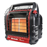 Mr. Heater 18,000 BTU Big Buddy Portable Propane Heater Front_Three_Fourths_Angled_Left