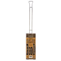 Rome Chrome Plated Steel Hot Dog Roaster, 29-in Front_Flat