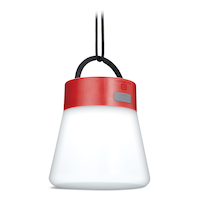 Outbound Battery-Powered Camping/Tent Lantern w/ Hanging Hook, 100 lumens Front_Three_Fourths_Angled_Right
