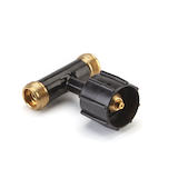 Woods™ Brass & Steel Dual Appliance Converter for Camping Bottom_Plunge