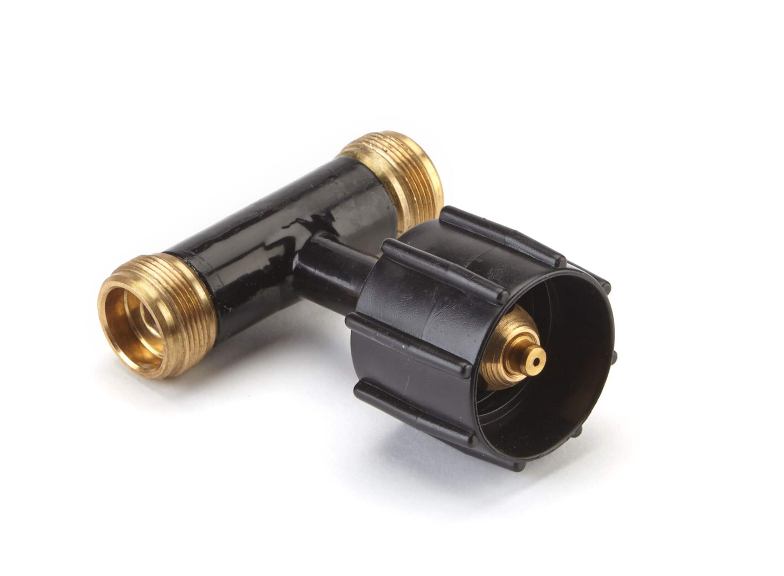 Woods™ Brass & Steel Dual Appliance Converter for Camping Bottom_Plunge