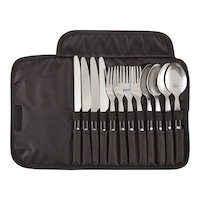 Couvert en acier inoxydable Outbound, 12&nbsp;pièces Overhead_Flat