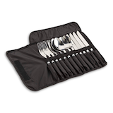 Outbound Stainless Steel Flatware Set, 12-pc Overhead_Plunge