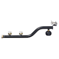 Woods™ Brass & Steel Distribution Tree Tri-Appliance Extension Hose for Camping, Side_Left