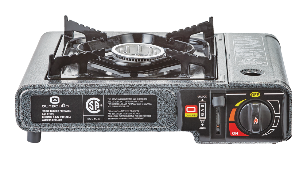 Outbound Single-Burner 8,000 BTUs Butane Camp Stove with Heavy