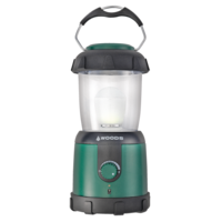 Woods™ Rechargeable LED Camping Lantern w/ USB Charger & Hanging Hook, 180 Lumen Front_Flat