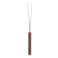 Outbound Stainless Steel Telescoping Fork with Wood Handle, 13-in Front_Flat