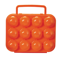 Outbound Lightweight Plastic Camping Egg Holder Front_Flat