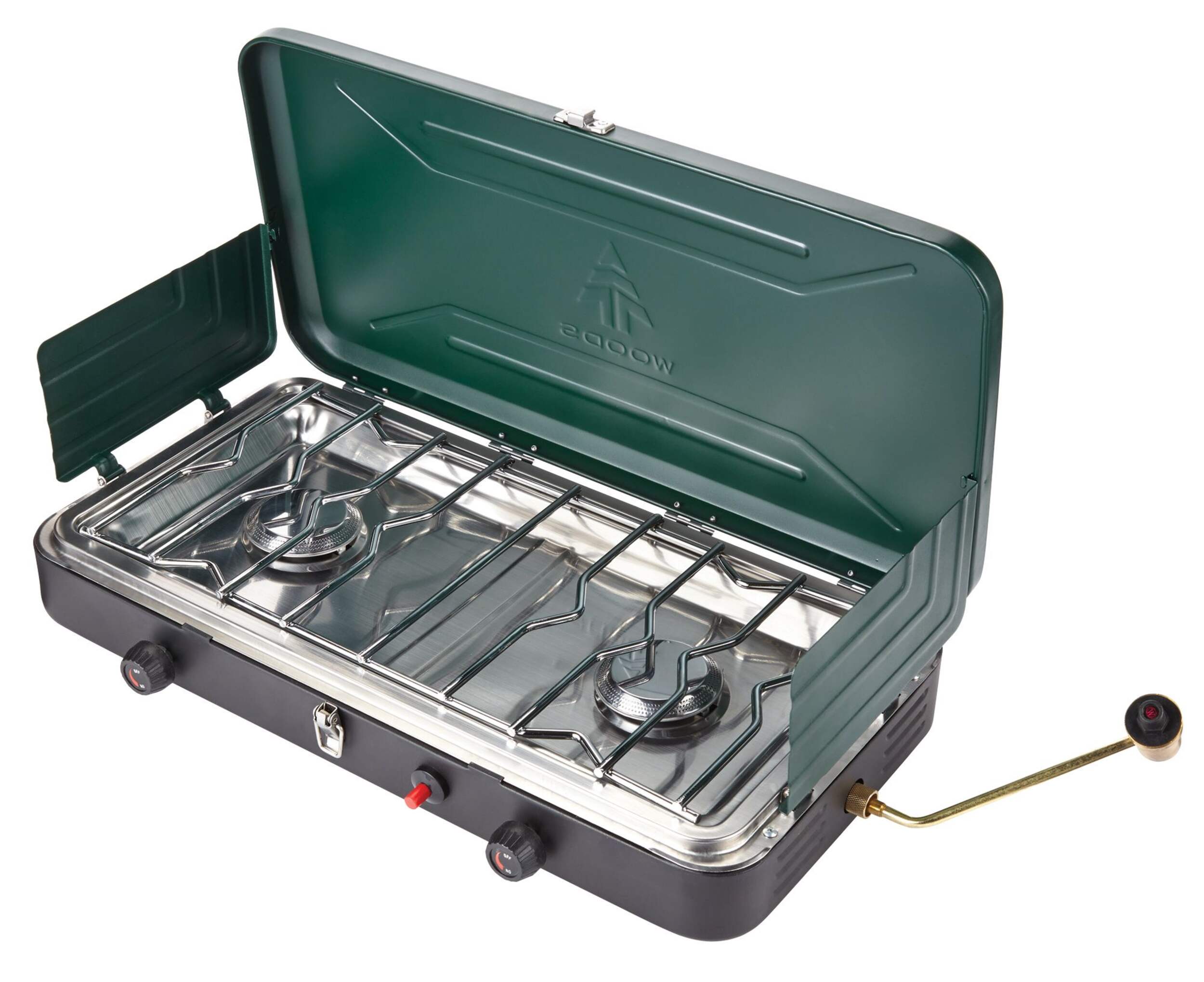 Woods™  Quick Fire Propane Stove                 Front_Three_Fourths_Angled_Left