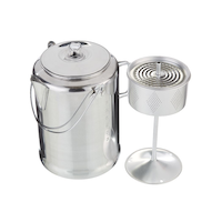 Woods™ Outset Aluminum Camping Coffee Percolator, 20-Cups Front_Elevated