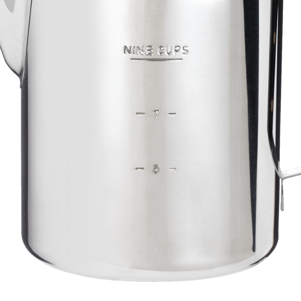 Woods™ Daybreak Stainless Steel Camping Coffee Percolator, 9Cups