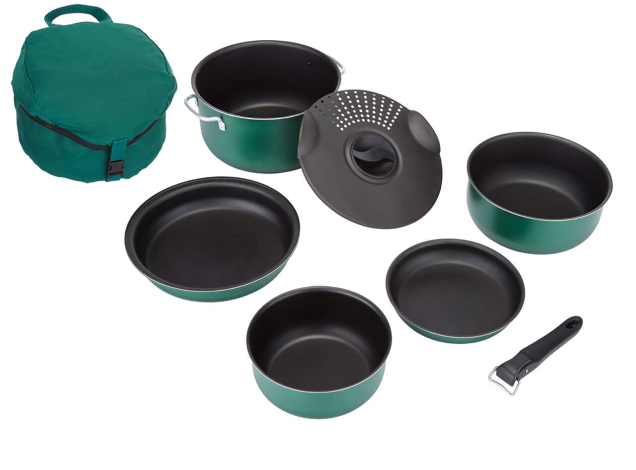 Woods™ Heritage Cast Iron Non-Stick Camping Cook Set