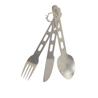 Outbound Stainless Steel Cutlery Set with Detachable Ring, 3-pc