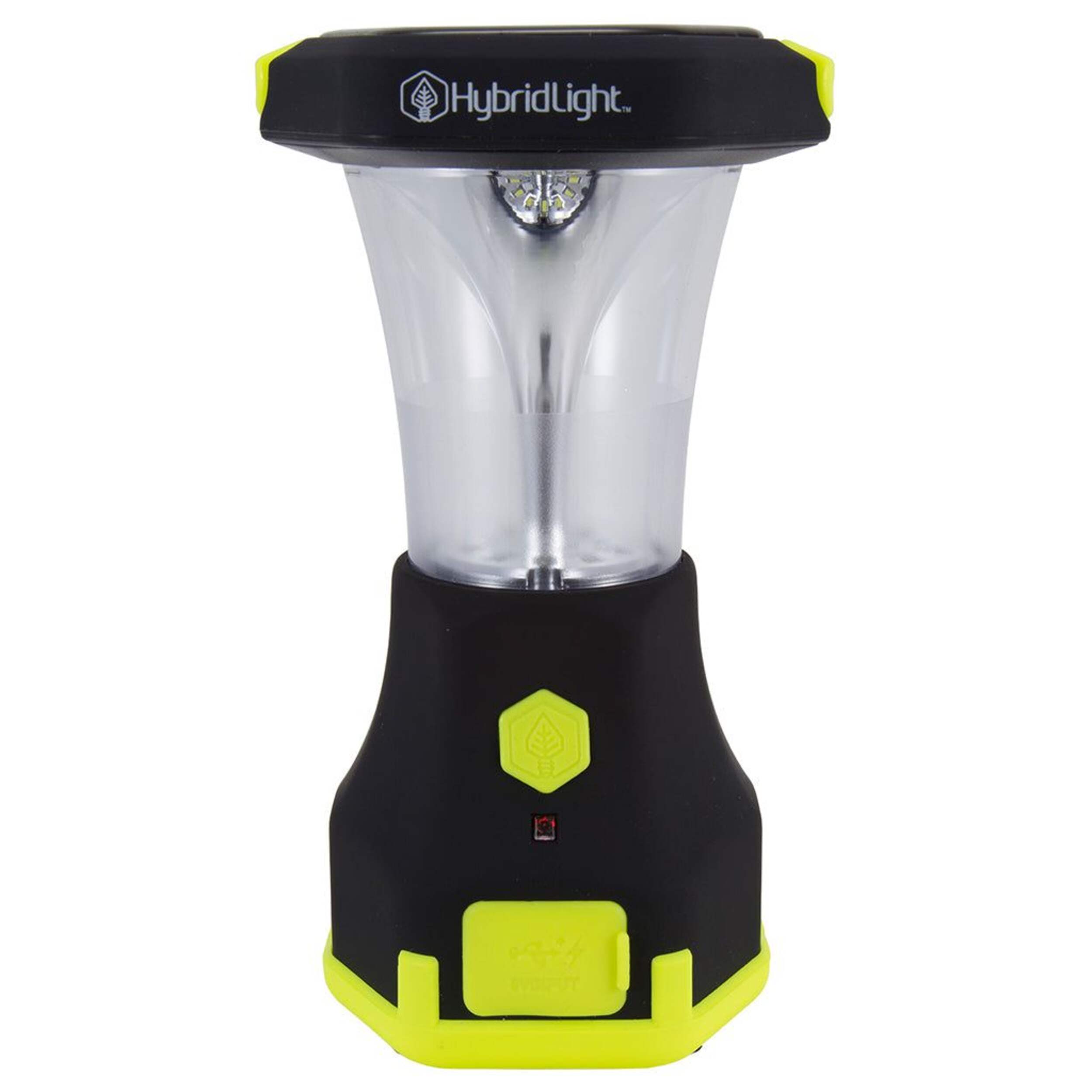 Lanterne solaire de camping et chargeur avec port USB HybridLight<sup>MD</sup>, étanche jusqu'à 1 m, 25 à 600 lumens Front_Flat