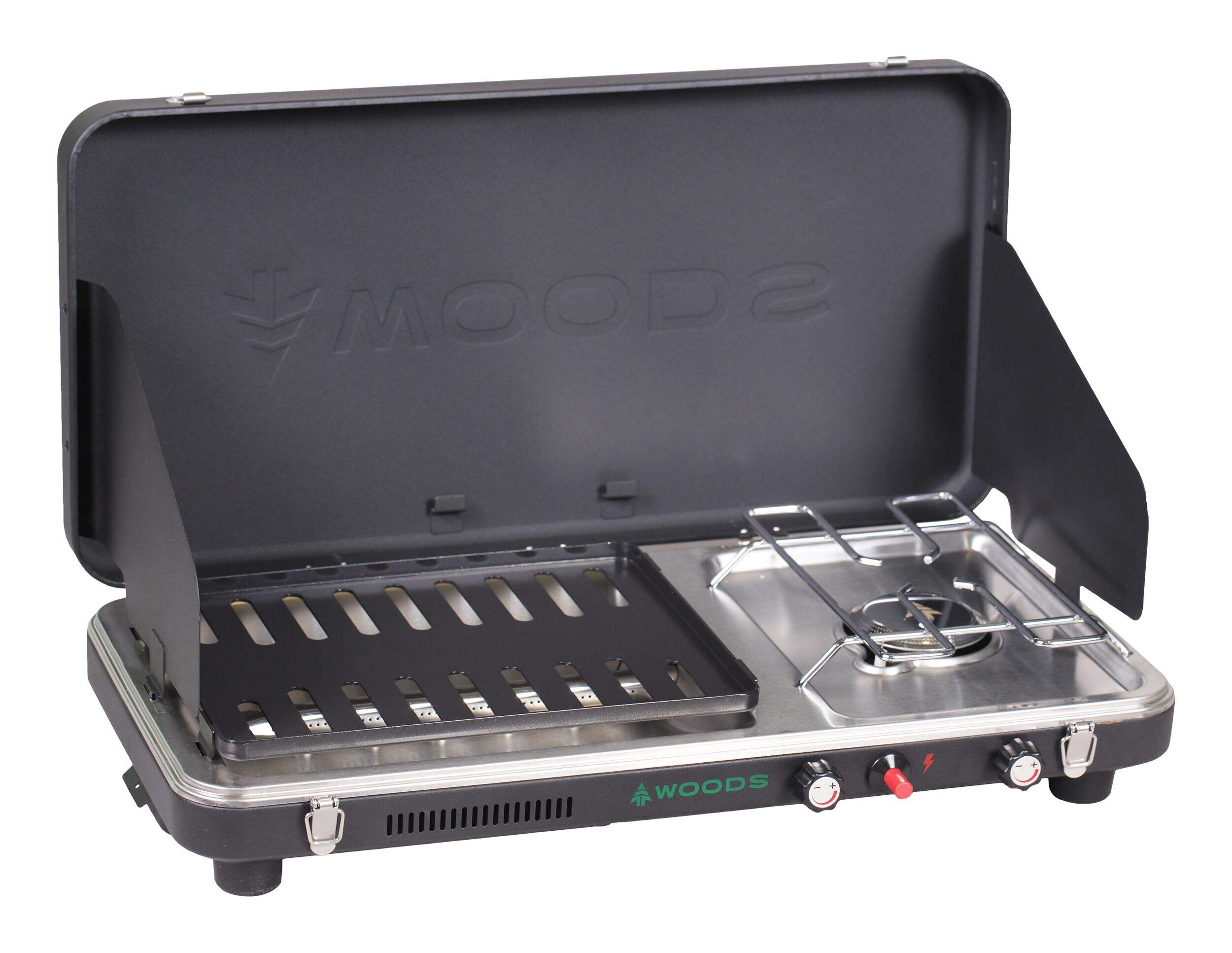 Woods™ Twofold Grill/Burner 18,000 BTUs Propane Camp Stove Canadian Tire