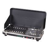Woods™ Twofold Grill/Burner 10,000 BTUs Propane Camp Stove Front_Angled_Left