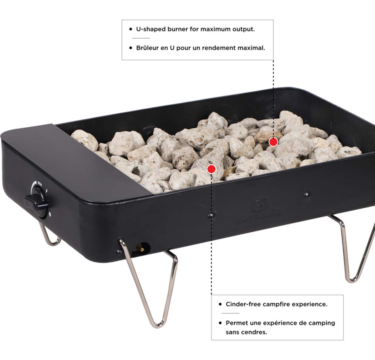 Outbound Portable Outdoor / Camping Fire Pitwith Built-in