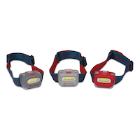 Outbound Battery-Powered LED Camping Headlamp, 45-90 Lumen, 3-pk