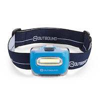Outbound Battery-Powered LED Camping Headlamp, 45-90 Lumen, 3-pk