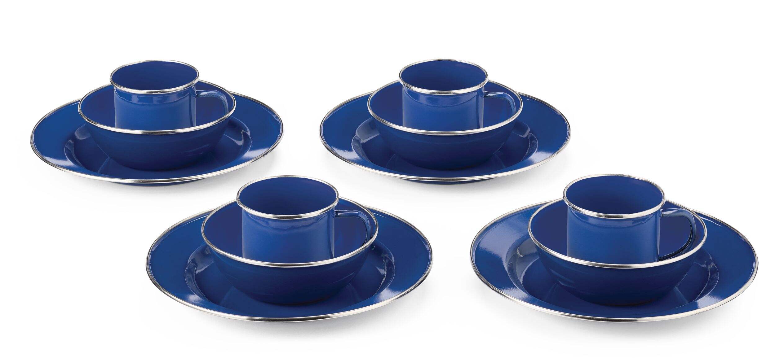 Woods™ - Service de vaisselle émaillée pour la famille, paq. 12 Front_Elevated