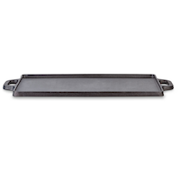 Woods™ Cast Iron Reversible Outdoor Griddle, 20 x 9-in Front_Elevated